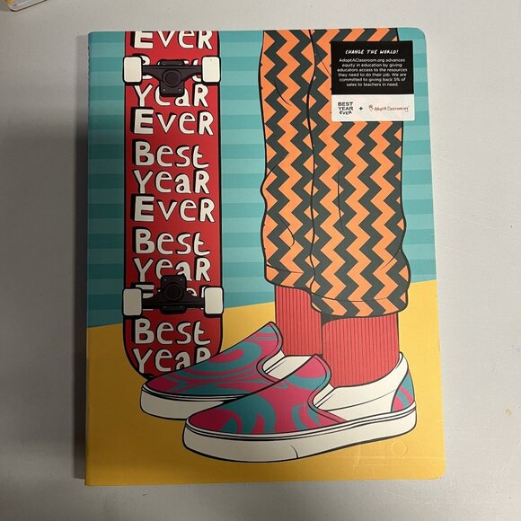 Best Year Ever “Skateboard” Wide Ruled Composition Notebook (Pack of 2) - Picture 2 of 5